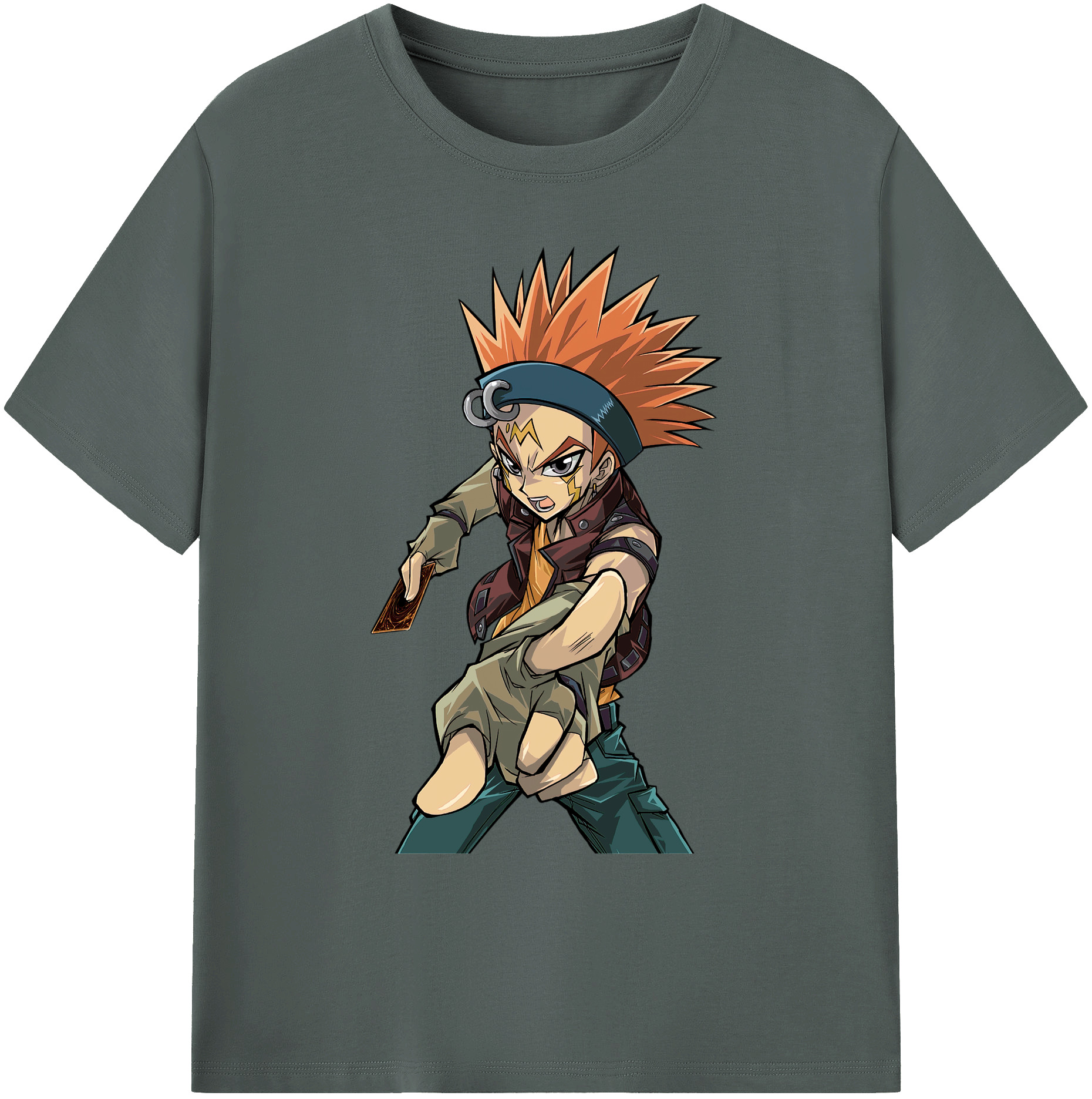 遊☆戯☆王 Yu-Gi-Oh! 綿100％ メンズ半袖Tシャツ｜肌触りやわらか＆通気性
